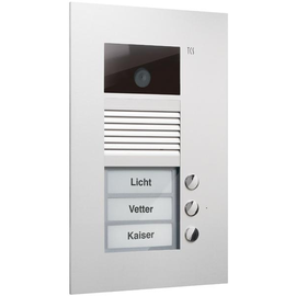 AVU14030-0010 Tcs Video-Außenstation zur UP-Montage Color-Makera 3 Tasten Produktbild front M