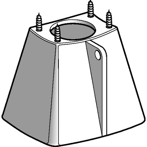 XACA983 Schneider E. Schutzkragen f.Hängetaster Produktbild Front View L