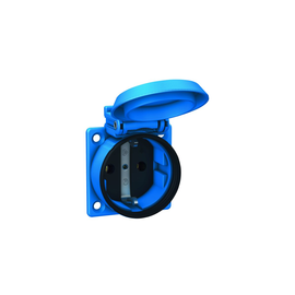 1561050 ABL Einbausteckdose blau 50x50 IP54 Produktbild