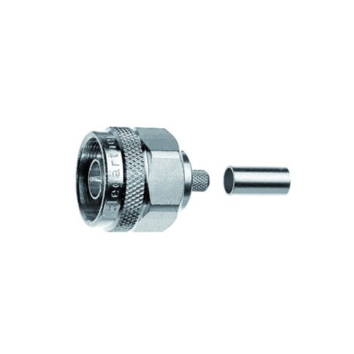 J01020A0108 TELEGÄRTNER G1 (RG-58C/U) Stecker Crimp Produktbild Front View L