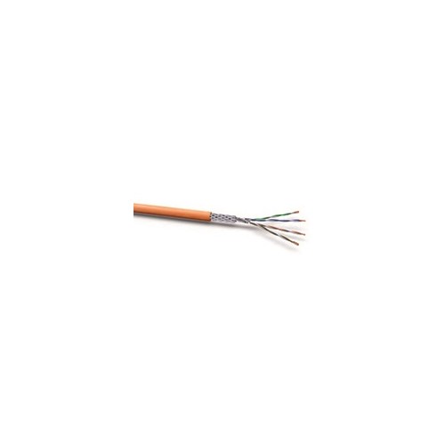 Cat7A DATA LINE 1000MHz orange 500m Trom S/FTP FRNC LIMMERT-CABLE  4X2XAWG23 Produktbild Front View L