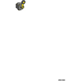 ZCK-D31 Telemecanique Antrieb mit Drehachse Rollenhebel(ZCKS-Pos.Schalter) Produktbild