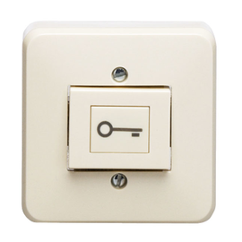 1010---------00 EffEff Türöffnertaster AP mit Wechselkontakt Produktbild front M