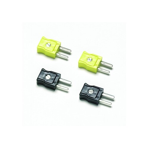 779942 FLUKE 80CK-M Thermoelementstecker Mini Typ K (gelb) Produktbild Front View L