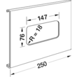 R82857035 HAGER Blende 2fach, FB 60110, lichtgrau Produktbild