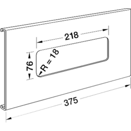 R82937035 HAGER Blende 3fach, FB 60190, lichtgrau Produktbild