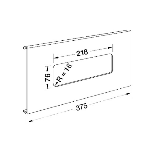 R82937035 HAGER Blende 3fach, FB 60190, lichtgrau Produktbild Front View L