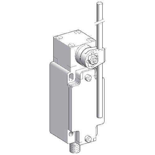 XCK J10559D Telemecanique Positinsschalt Osiswitch M12/NIRO/DM6mm Produktbild Front View L