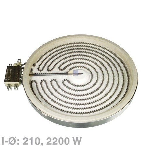 802903 Europart HiLight-Strahlheizkörper 210mmØ 2200 Watt 230V (EGO 10.51113.038) Produktbild Front View L