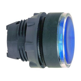ZB5AH063 Schneider E. Leuchtdrucktaster blau rastend (verklinkt) f. LED Produktbild