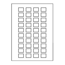 ZBY5100 Schneider E. Vorgestanztes Spezialpapier 18x27mm f. Schildtr. ZBZ33 Produktbild front M