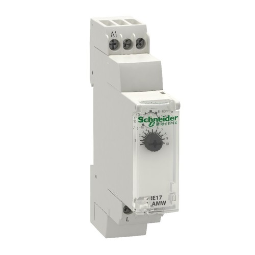 RE17LAMW Schneider E. RE17 EINSCHALTVERZOEGERER 24-240VACDC Produktbild Front View L