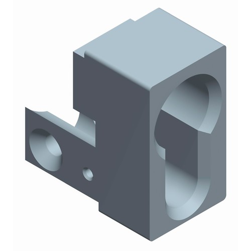 NSYINDIN2 Schneider E. ADAPTER F.DIN-HALBZYLIND. Produktbild Front View L