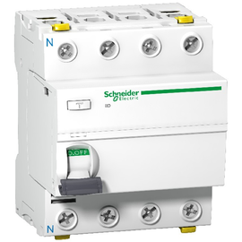 A9Z12440 Schneider E. Fehlerstromschutz- schalter iLD 4P 40A 100MA KL.AC Produktbild