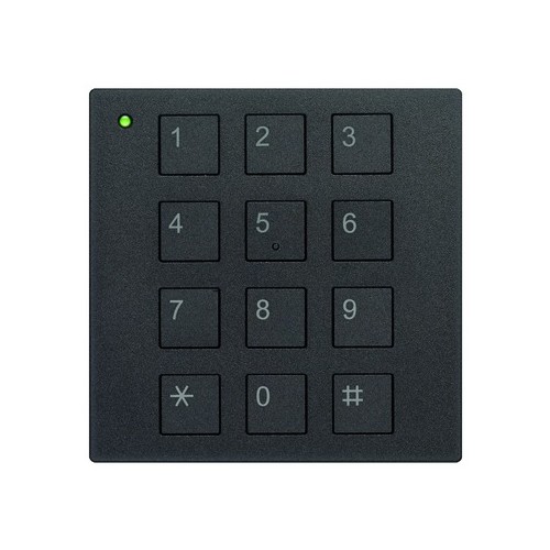 AMI11200-0057 TCS Codeschlossmodul für 10 Zugangscodes Schwarz eloxiert Produktbild Front View L