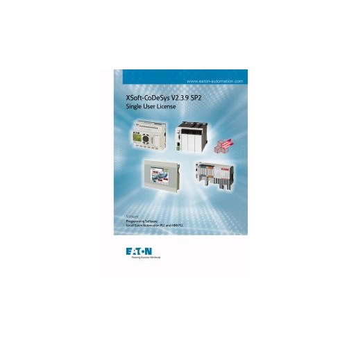 142582 Eaton SW-XSOFT-CODESYS-2-S XSoft-CoDeSys-2 Einzelplatz-Lizenz     . Produktbild Front View L