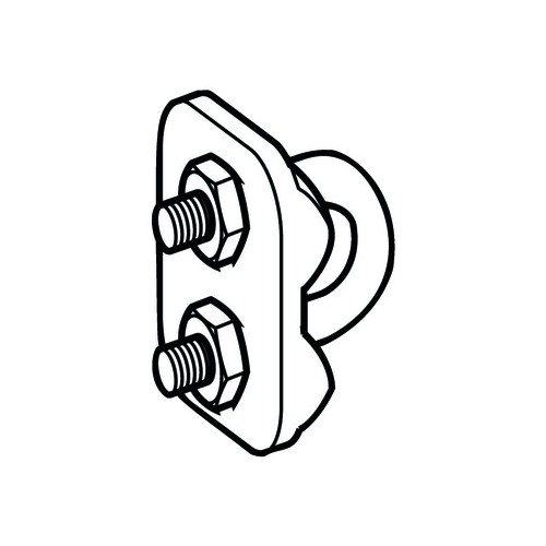 XY2CZ524 Telemecanique SEILKLEMME DIN741 F SEIL 5MM 10STK Produktbild Front View L