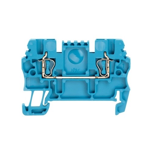 1775490000 WEIDMÜLLER ZDU 1.5 BL Durchgangs-Reihenklemme Produktbild Front View L