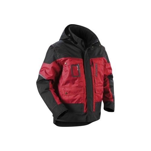 488619775699L Blakläder WINTERJACKE MIT KAPUZE ROT/SCHWARZ L Produktbild Front View L