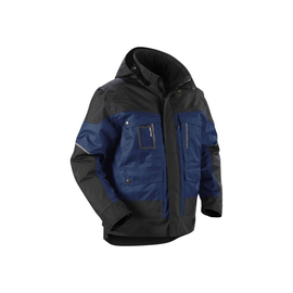 488619778999XL Blakläder WINTERJACKE MIT KAPUZE MARINEBLAU/SCHWARZ XL Produktbild front M