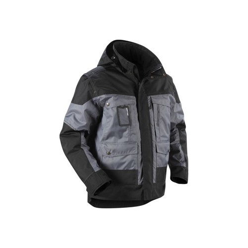 488619779499L Blakläder WINTERJACKE MIT KAPUZE GRAU/SCHWARZ L Produktbild Front View L