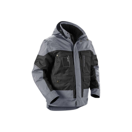 488619779994L Blakläder WINTERJACKE MIT KAPUZE SCHWARZ/GRAU L Produktbild front M