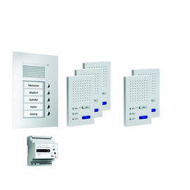 PPUF05-EN/02 TCS Audio Sprechanlage UP für 5 Teilnehmer, PUK05+ISW3030 Produktbild front M