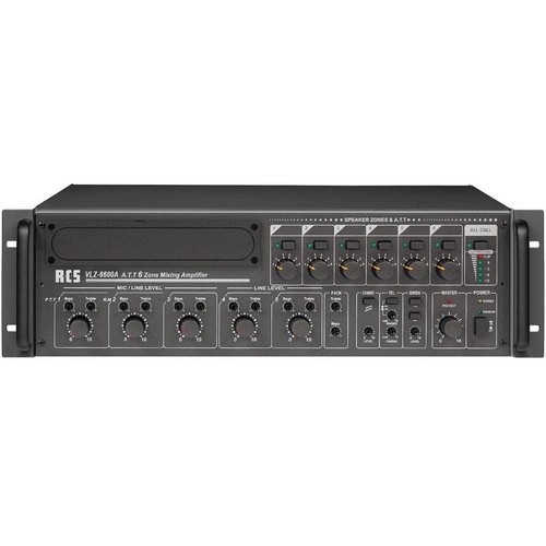 VLZ-6600A RCS 6-Zonenverstärker  600W 100V 483x133x350 22kg Produktbild Front View L