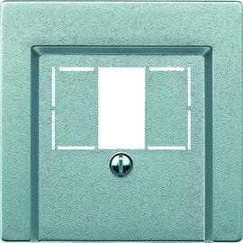 297960 MERTEN ZenPl f. TAE/Audio/USB TPm alu SysM Produktbild front M