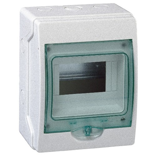 13442 Schneider E. MINIKAEDRA AP 1R 6TE IP65 Produktbild Front View L