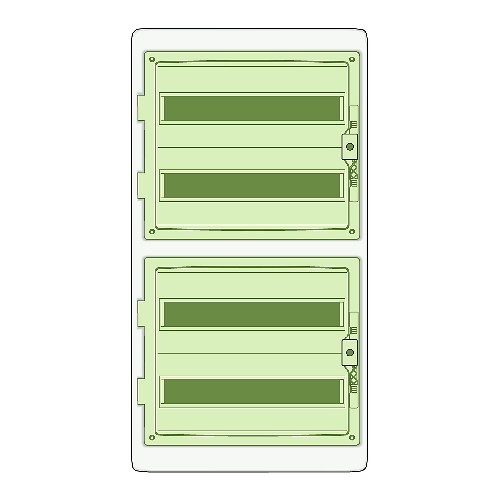 13437 Schneider E KAEDRA AP 4R 72TE IP65 Produktbild Front View L