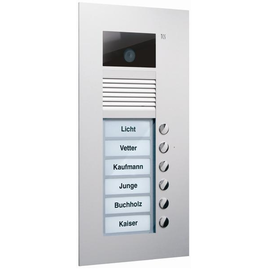 AVU14060-0010 Tcs Video-Außenstation zur UP-Montage color-Kamera 6 Tasten Produktbild front M