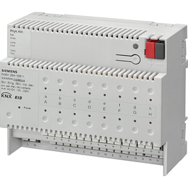 5WG1264-1EB11 Siemens KNX Binäreingang N264/11 8xPot, 8x12...230V AC/DC 6TE Produktbild front M