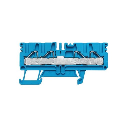 1896250000 WEIDMÜLLER PDU 2.5/4/4AN BL Durchgangs-Reihenklemme Produktbild Front View L