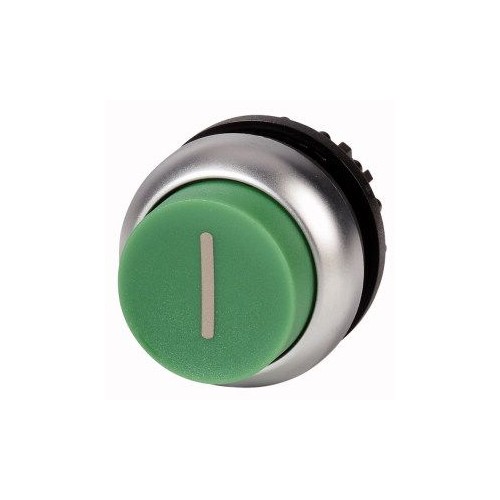 Moeller Drucktaster Front 1fach grün Beleuchtbar Ø22,5mm rund.. M22-DL-G-X1 