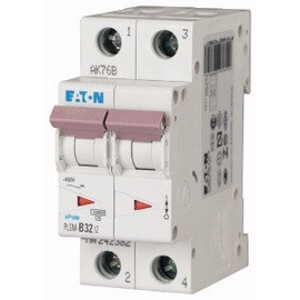 242431 EATON PLSM-D32/2-MW Leitungsschutzschalter 32A 10kA 2-polig Produktbild front M