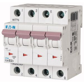 242589 EATON PLSM-B32/4-MW Leitungsschutzschalter 32A 10kA 4-polig Produktbild front M