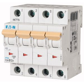 242633 EATON PLSM-D13/4-MW Leitungsschutzschalter 13A 10kA  4-polig Produktbild