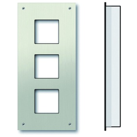 ZAU2003-0030 Tcs Unterputzmontageset m. 3 Ausschnitten 1-spaltig Edelstahl Produktbild