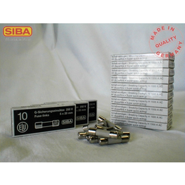 7000140.6,3 SIBA G-Sicherung 5x20 6,3A FF superflink ultra-rapid 250V (195000) Produktbild