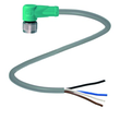 033808 PEPPERL+FUCHS Kabeldose M12 4pol. PUR-KAbel 5m 4x0,34mm² Produktbild