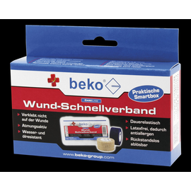 290 8 002   Beko  Wund Schnellverband beige/blau Produktbild