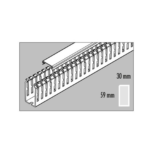 N1696 GGK VK SPECIAL 60/ 30 Verdrahtungs Kanal  60X30 (HXB) Produktbild Front View L