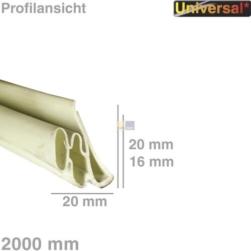 382702 Europart Türdichtung uni Produktbild Front View L