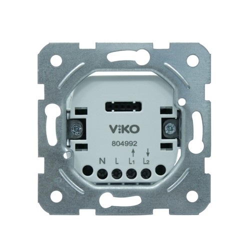 90500490 VIKO UP-Anschluss-Einsatz für Analog- und Digitalraumthemostat Produktbild Front View L