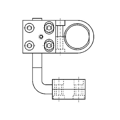 BF 5-30 Pepperl+Fuchs Befestigungsflansch für Sensoren d5-30mm Produktbild Front View L