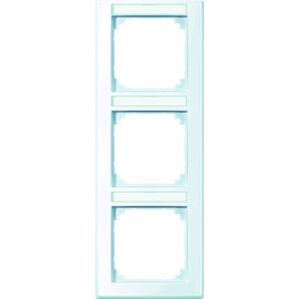 470325 MERTEN Rah 3f m.Beschr.Traeger senk.TPb aw M-Sm Produktbild front M