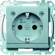 MEG2304-0460 MERTEN SCH-StDo+BRS+LED TPm alu SysM Produktbild front S