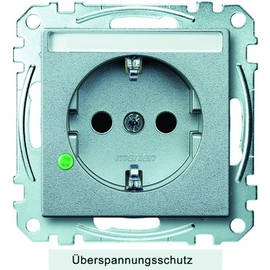 MEG2305-0460 MERTEN SCH-StDo+BRS+StK+UebSpSch TPm alu SysM Produktbild front M