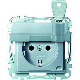 MEG2315-0460 MERTEN SCH-StDo+BRS+KL abschließ. TPm alu SysM Produktbild front M